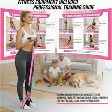 Sculpt And Tone Every Muscle - Perfect For Pilates, Yoga, Stretching And Strength Training. Targets Arms, Shoulders, Back, Legs, Glutes And Core, While Improving Flexibility, Balance And Posture. - Pink - View 6