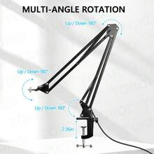 TOKQI RGB Color LED Lighting Set ,10'' Detachable Ring Fill Light With Adjustable Angle Phone Holder Arm And Phone Mount,Dimmable LED Selfie Light,Compatible With Multi Model Phones,Suitable For Recording, Live Streaming,Makeup, Nail Art, Cooking,Shooting - one-size - View 7