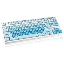 Tri-Mode Wireless Mechanical Keyboard, Hot Swappable Custom RGB Gaming Keyboard, Cute Jelly PBT HOA Profile Keycaps, RGB Backlit, Dustproof Blue Switch,BT5.0/2.4G/USB-C, For PC, Laptop, Compact 80% Size - View 2