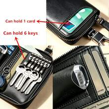 Genuine KeyChain Car Key Unisex Key Bag Multifunction Organizer Wallet Holder Smart Housekeeper Car Small Key Case Keys Pouch Dad's Gift Mother's Gift - Multicolor - View 7