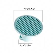 1Pc Two‑Tone Round Floor Drain Deodorant Core, Counterweight Auto‑Close Anti‑Clog Easy‑To‑Install‑And‑Clean Drain Stopper For Home Household Bathroom Shower Room Kitchen Balcony Sink Drain Sanitation Supplies - Drain Cover - View 8