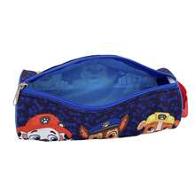Dam Round Pouch Paw Patrol. Fully Lined And Personalized Inside. - Blue - View 3