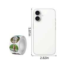 500pcs/Roll Encouragement Animal Sticker Roll, Llama, Brown Bear, Koala, Sea Turtle Themed, Gift Decor For Envelopes, Cards, Teachers, Students, Waterproof PVC Sticker,School Supplies,Back To School - Multicolor - View 7
