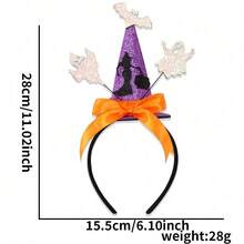 1pc Halloween Decoration 3D Witch Hat Headband Costume Party Accessory Funny Headband Party Supplies - Multiple Styles - View 13