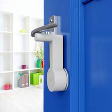2pcs/Set Home Anti-Opening Lock Hook, Door Handle Fixed Protective Lock, Door Handle Protector, Portable Travel Door Lock, Anti-Pry Anti-Collision - Multicolor - View 7