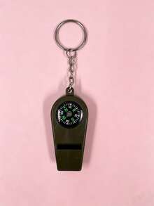 1 Multi-Functional Emergency Rescue Whistle With Compass, Outdoor Hiking Safety Tool - Multicolor - View 11