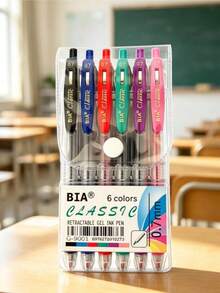 BIA G-9001 Classic Neutral Pens, 12pcs/8pcs/6pcs/4pcs, 0.5mm/0.7mm, Student Marker Pens, Suitable For Manual Accounting, Hand Drawing, Neutral Pens, Back To School Season Neutral Pen Set, Smooth Writing, Vibrant Colors, Planner Drawing Set - Sets - View 14