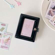 1pc PVC 11*8.9cm 20 Inner Pages Minimalist High-Quality Cute Mini Ins-Style Photo Album - 3-Inch Instant Film Album, Suitable For Photo/Card Collection, Portable & Stylish,Card Holder - 1 Set - View 10