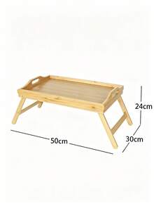 Folding Leg Bedside Tray Table, Bamboo Breakfast Bed Tray. Suitable For Sofas, It Can Be Used As A Breakfast Table In Bed, TV Table, Laptop Tray Or Snack Tray. - Multicolor - View 9
