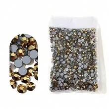 1440pcs DIY Hot Repair Glass Crystal, Nail Hot Melt Rhinestones, Crystal Gems, Can Be Used For Clothing, Shoes, Hats, Bags, Fabrics - Multi-color-sS16-4.0mm - View 34