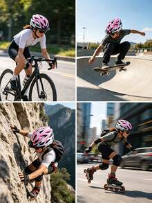 1pc Adult Unisex Cycling Helmet, Ultra-Light Adjustable Head Circumference, Detachable Visor, Soft EPS Foam Lining, Breathable Ventilation Design, Suitable For Mountain Bike, Road Bike And Outdoor Sports - Multicolor - View 10
