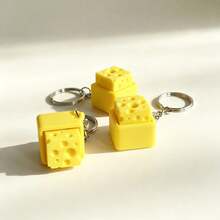 Nút bấm giải tỏa căng thẳng in 3D hình miếng phô mai Clickable Cheese, trang trí bàn làm việc tại nhà và văn phòng, charm treo ba lô, phụ kiện ô tô, móc khóa đa năng độc đáo - Nhiều màu - Xem 6