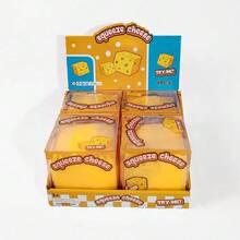 1 món đồ chơi bóp phô mai kích thước lớn chân thực, phô mai squishy siêu lớn, đồ chơi giảm căng thẳng đàn hồi chậm, đồ chơi bóp mềm, kiểu mới - Nhiều màu - Xem 4