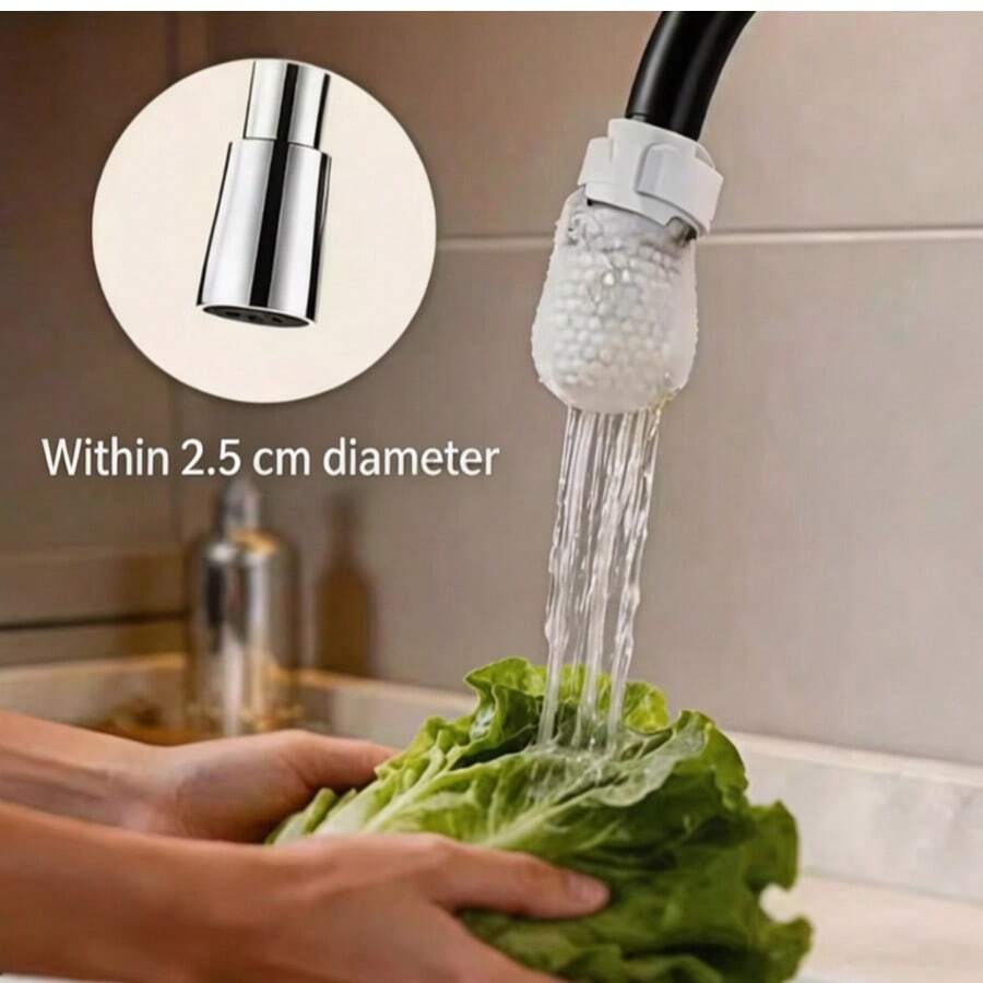25/10/3pcs Adjustable Faucet Water Filter Cover, Washable Faucet Filter Sock, Suitable For Kitchen Sink And Bathroom Faucet, Filters Sediment, Rust And Sand, Fits Most Standard Faucets Under 2.5cm Diameter, Home Water Purification Tool - Multiple Styles - View 1