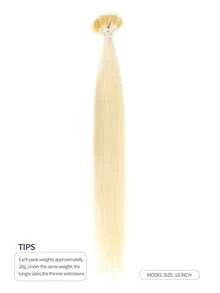 F-Type Natural Black Straight Human Hair Extensions, Invisible Flat Hair Weft, Christmas - S60 - View 3