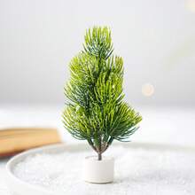 Mini Christmas Trees Christmas Decor Artificial Christmas Decorations, Christmas Tree Bottle Brush Trees Christmas Table Decorations - Multicolor - View 13