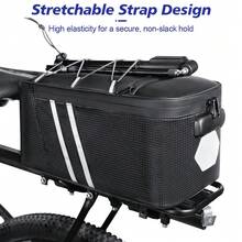 NEWBOLER Bicycle Rear Seat Bag With Password Lock 8L Large Capacity Bike Bag Bike Trunk Pannier Bag Cycling Bicycle Bag Accessories - Multicolor - View 7