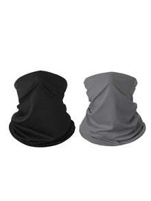 1pc, 2pcs, 3pcs Unisex Solid Color Balaclava Ski Mask Sun Protection Neck Gaiter Face Mask, Outdoor Fishing Cycling Commuting Multi-Use Breathable Face Mask - Multicolor - View 12