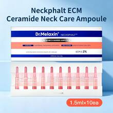 Dr.Melaxin Neckphalt ECM 神經醯胺頸部修復安瓶 (1.5ml*10)/盒，胜肽神經醯胺強化屏障頸部日常護膚安瓶 - 醯胺頸部修護安瓶 1.5ml * 10支 - 查看 8