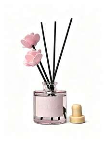 معطر هواء زيت عطري أساسي 50 مل، موزع أعواد نباتي، مناسب للحمام وغرفة النوم وديكور المنزل، رائحة طويلة الأمد - نجوم - زهور صناعية - مشاهدة 10