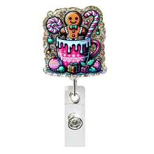1pc Christmas Acrylic Butterfly Bow Retractable Badge Reel, Halloween Extendable ID Holder For Nurses And Healthcare Workers - Multicolor - View 16