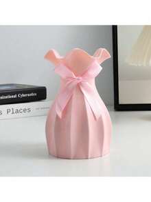 1pc Plastic Vase, White Unbreakable Vase, Suitable For Tulips, Roses And Other Flowers, Home Decor, Living Room, Dining Table Gift, Birthday, Graduation, Room Decoration, Glass Vase, Father's Day Gift, Mother's Day Gift - Multicolor - View 11