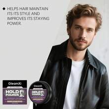 Men's Medium Hold High Shine Hair Wax Pomade For Slick Vintage Slick Back Hairstyle, Daily Styling And Grooming, Easy To Wash, 70g - Hair Wax 1 Jar - View 12