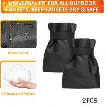 Thickened Faucet Insulation Cover, Waterproof Anti-Freeze Outdoor Faucet Sleeve, Reusable, Suitable For Cold Weather Water Pipes And Faucets, Used For Winter Anti-Freeze Protection - A - View 14
