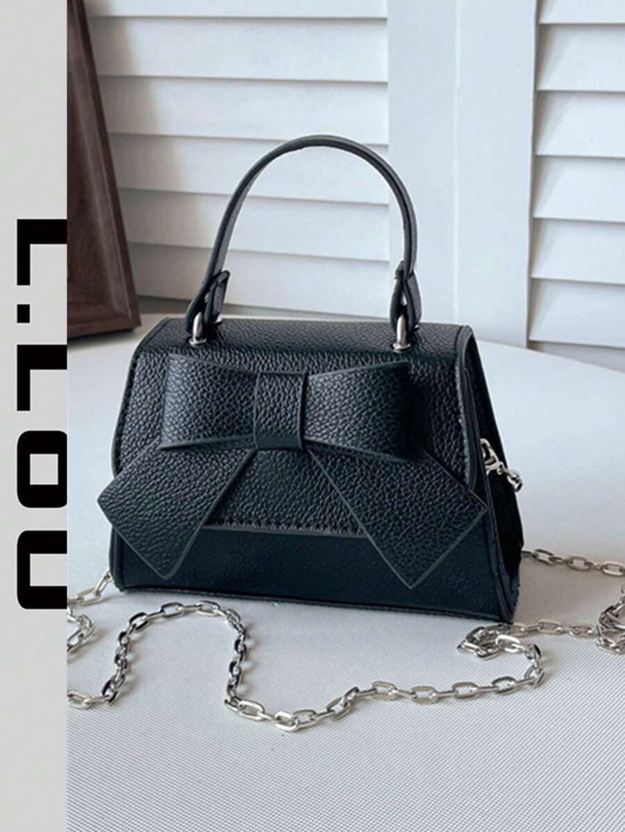 2026 Autumn Fashion New Minimalist Niche Design Bowknot Premium Exquisite Commuter Vintage Shoulder Crossbody Bag