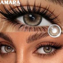 AMARA 1 Pair Of Pink Colored Contact Lenses-Soft, Annual Disposable, For Makeup And Cosplay - Yearly Disposable - View 14