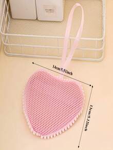Heart-Shaped Soap Storage Bag, Heart-Shaped Soap Foaming Net, Multi-Functional Mesh Bath Ball, Built-In Soap Dispenser, Produces Rich And Soft Foam, Quick Foaming, Suitable For Body Scrubbing, Ideal For Home, Spa, Travel And Gym Use - Multicolor - View 11