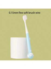 Cute Cartoon Manual Toothbrush, Soft Bristles, Suitable For Daily Oral Care And Travel, Home Bathroom Essential - Multi-color 10 - View 3