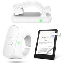 جهاز تقليب الصفحات عن بعد، متوافق مع أجهزة Kindle Paperwhite و Oasis و Scribe و أجهزة القراءة الإلكترونية والأجهزة اللوحية، يدعم قراءة الروايات وتسجيل الفيديو والتقاط الصور والتحكم عن بعد في الغالق - الفصل 19 - مشاهدة 9