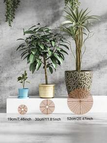 Round/Square Plant Pot Cover Plant Protection Shields,Center Hollowed-Out Grid With Soil Protection Devices,Flower Pot Protective Guard,Flowerpot Guardrail,Anti-Cat&Dog Digging Flower Pot Mesh Enclosure,Ideal Gift For Gardening Enthusiasts,Can Be Cut - A - View 4