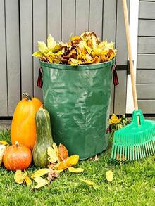 Large Capacity Reusable Leaf Collection Bag With Handle, Thickened Grass Clippings Collection Bag For Garden Yard And Lawn Debris Cleanup, Essential For Autumn And Winter Cleaning - One Size - View 8