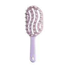1/2pcs Long Handle Scalp Massage Comb, Hollow Thick Tooth Design, Dry & Wet Use, Suitable For Nail Art And Applying Care Products - Multicolor - View 11