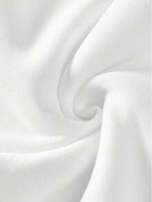 Impala Sudadera de cuello redondo ajustada con estampado minimalista de equitación para hombre, para uso casual y diario, primavera/otoño - Blanco - Ver 3