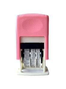 Small Adjustable Date Stamp, Manual Year/Month/Day Stamp, Automatic Ink-Absorbing Date Printer, Production Date Number Stamp, Roller Calendar Stamp, Reusable, Ink Not Included, Ink Sold Separately - Multiple Styles - View 12