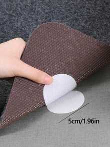 10/15/20/25/50pcs Round Floor Mat Stickers, Random Assortment - Apricot - View 2