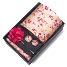 AlanKing 1 Set Men's Tie Set, Suitable For Business Work, Wedding, Banquet Suit Accessories - Multicolor - View 11