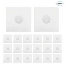 Yunseity Fundas Interiores para Discos de Vinilo de 20 Piezas, Bolsa para Discos de Vinilo, Cubierta para Discos de Vinilo de 12 Pulgadas, Estuche Protector Antiestático para Reproductor de CD con - Ver 3