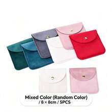 2pcs/5pcs/10pcs/20pcs/50pcs Velvet Jewelry Packaging Bags Soft Velvet Gift Bags For Rings Earrings Bracelets Necklaces Storage Bags Wedding Guest Candy Bags Gift Bags - Velvet Jewelry Pouch - View 74
