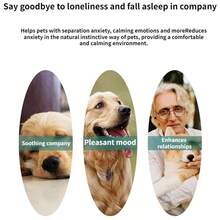 Pet Soothing Doll, Dog Anxiety Companion Sleep Simulated Heartbeat Plush Doll – Perfect Gift - Multicolor - View 4