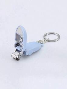 Nail Clipper & Heavy-Duty Nail Trimmer, 1Pc Premium Stainless Steel Folding Nail Cutter With Keychain Built-In Nail File, Compact Portable Manicure Pedicure Grooming Tool For Men Women Adults Seniors, Home Salon Daily Travel Use - Multicolor - View 4