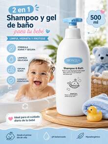 Baby Shampoo - Blue and White - View 1