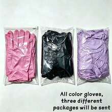 Disposable Protective Gloves - Pink - View 6