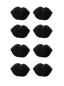 2/4/6/8/10pcs Creative Lip-Shaped Makeup Sponges, 4 Colors Available, High Elasticity Soft Makeup Sponge, Dry & Wet Use, Fits Skin, Suitable For Foundation And Concealer, Unique Shaped Makeup Sponge - Multicolor - View 20