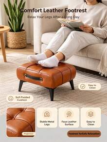 Entryway Shoe Bench Soft Padded Stool For Home Entrance, Luxury Minimalist Living Room Footstool Small Bench - Multicolor - View 4