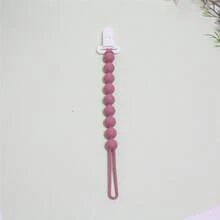 Baby Pacifier Clip Chain Set, Without Pacifier/Teether, Baby Silicone Pacifier Clip, One-Piece Silicone Lanyard, Fruit & Vegetable Anti-Drop Lanyard, Teething Stick Pacifier Chain, A Very Creative And Unique Pacifier Chain - Multicolor - View 11