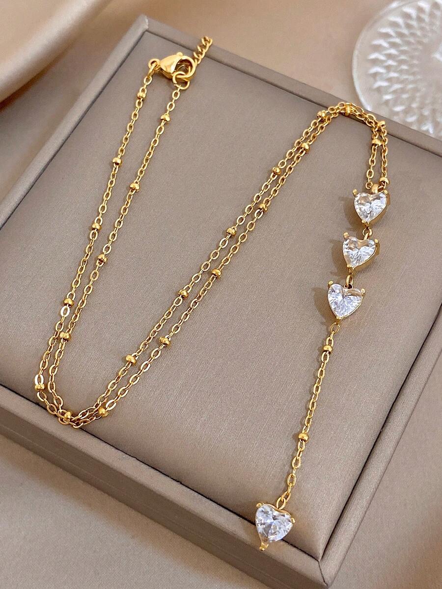 1 Buah Kalung Panjang Stainless Steel dengan Liontin Raket Bulu Tangkis Ganda yang Dapat Diatur untuk Wanita, Pesta, Sehari-hari, Natal, Halloween, Dekorasi Musim Gugur, Hadiah Ulang Tahun, Olahraga - MultiWarna - View 1